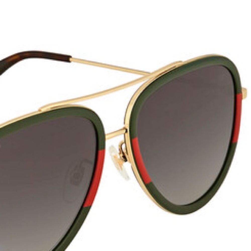 Gucci aviator sunglasses - like new - worn few times smoke free home